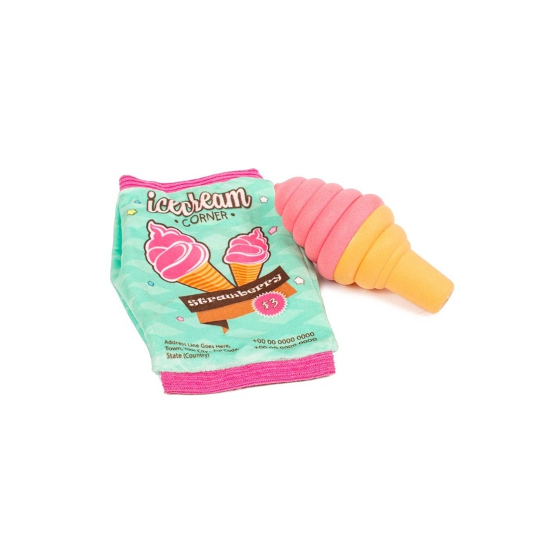 Farm Company Plush and Foam TPR 2 in 1 cooling dor toy - 20x11 cm -