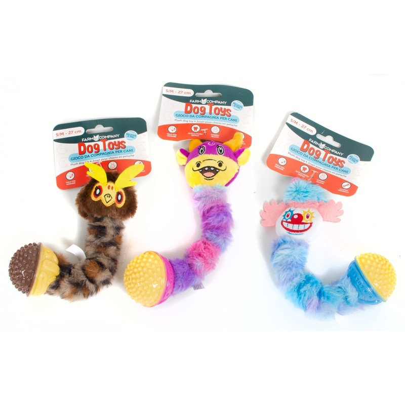 Farm Company Stretchy Plush toy w/TPR ball ass - S/27x8cm -
