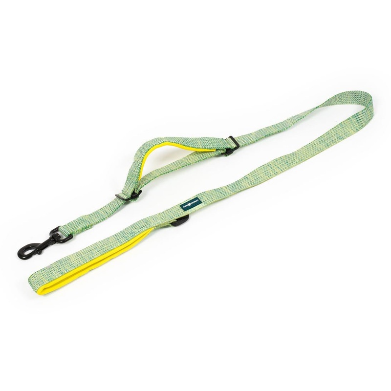 Farm Company Floating control leash Nylon Deluxe Lime Green - 25mmx121cm -
