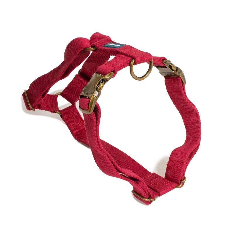 Farm Company Green Soybean Adjustable Harness Burgundy - 2.5x60 80cm -