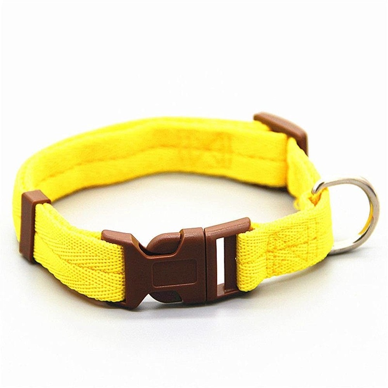 Farm Company Nylon adjustable collar Fluo Yellow -15mmx25-40cm -