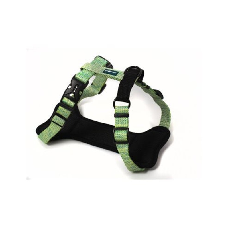 Farm Company Nylon Deluxe Harness Lime Green - S 15mmx40 53cm -