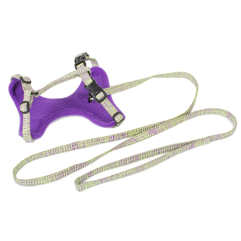 Farm Company Nylon Deluxe Kit Harness Purple Leash- 1x35 40 120cm -