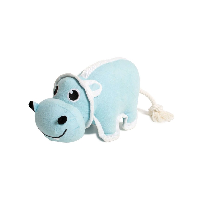 Farm Company Hippo Double Stitching Plush Toy - 26x14x16cm -