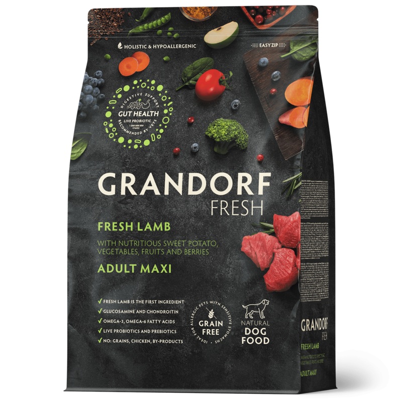 Grandorf Fresh  Fresh Lamb  Adult Maxi Breeds Dog Food 10Kg