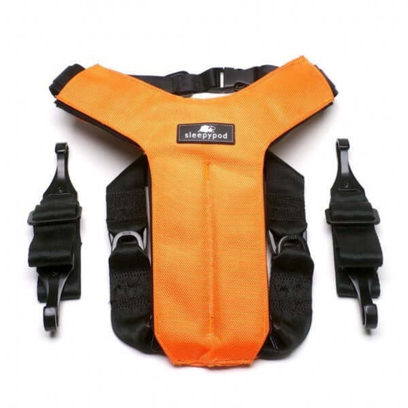 SleepyPod CU-Orange-L Clickit Utility Dog Harness- (L) -