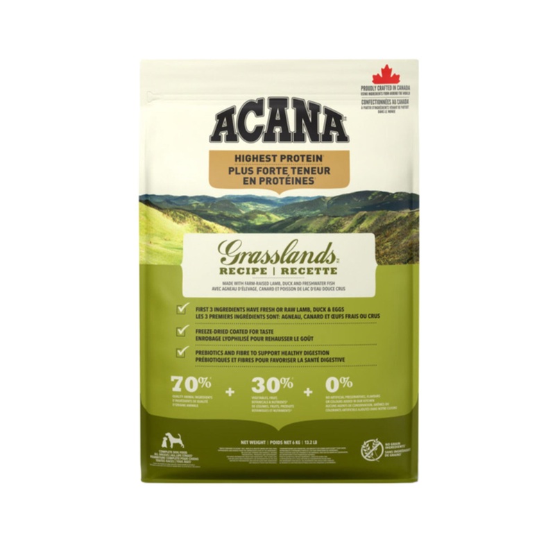 Acana Highest Protein Grasslands Dog Food