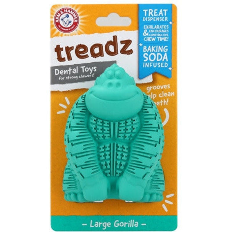 Arm & Hammer Gorilla Dental Super Treadz Large Dog Toy