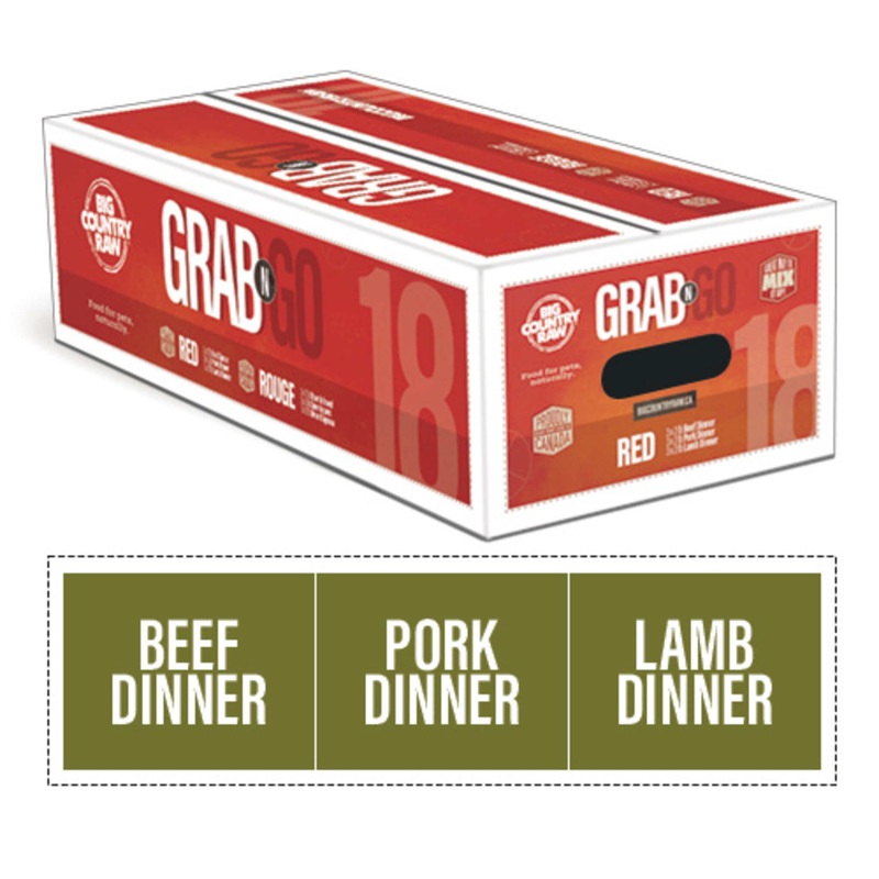 Big Country Raw Grab N Go Red 18