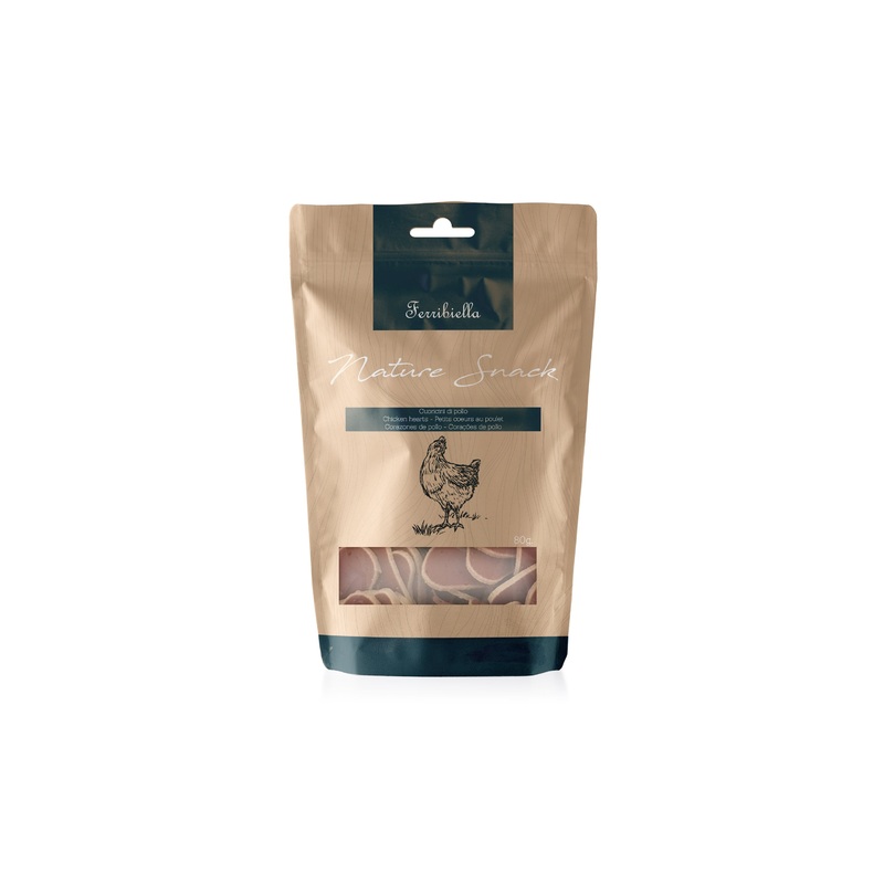 Ferribiella Chicken Taste Hearts 80gr -