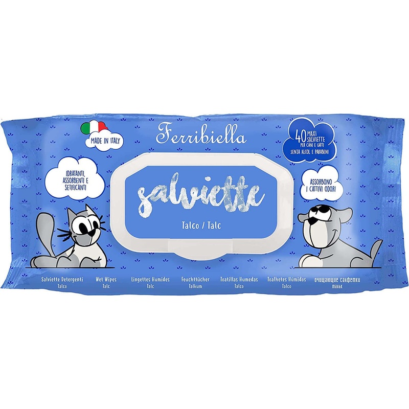 Ferribiella Dis. Wet Wipes Talc 40sheets -