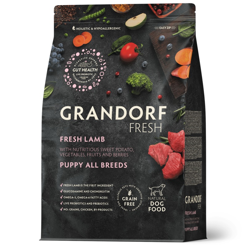 Grandorf Fresh  Fresh Lamb  Puppy All Breeds Dog Food 3Kg