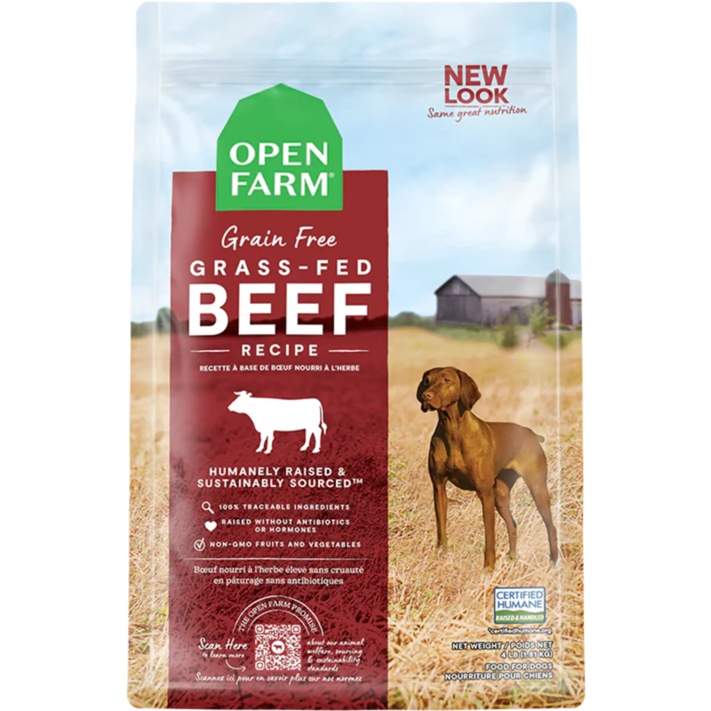 Open Farm Grass-Fed Beef Grain-Free Dog Food
