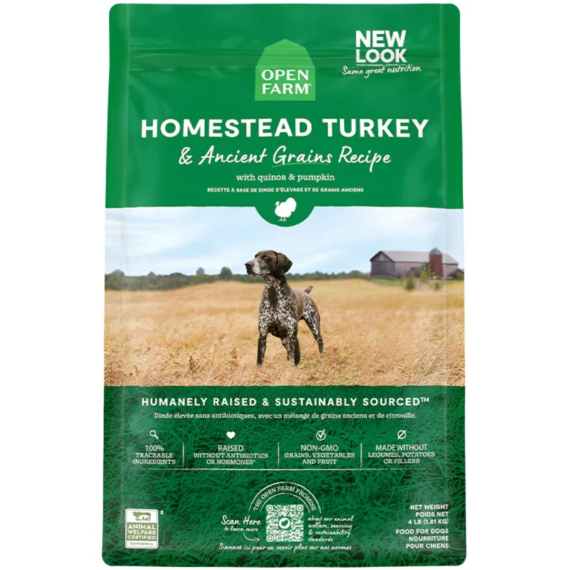 Open Farm Homestead Turkey & Ancient Grains Dog Food