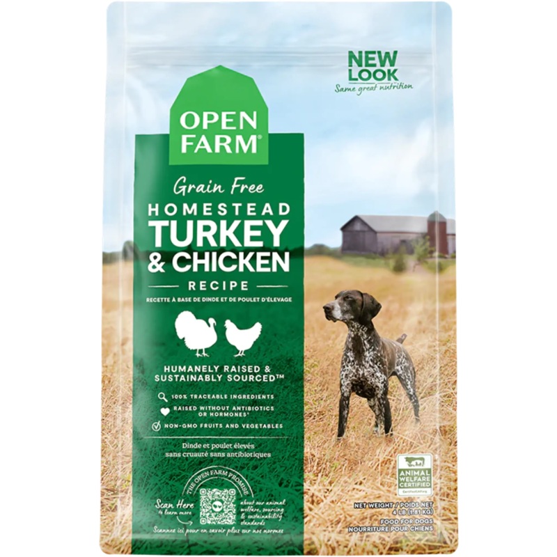 Open Farm Homestead Turkey & Chicken Grain-Free Dog Food