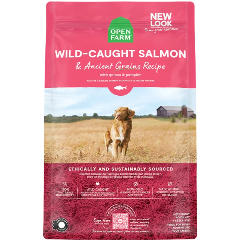 Open Farm Wild Caught Salmon & Ancient Grains Dog Food
