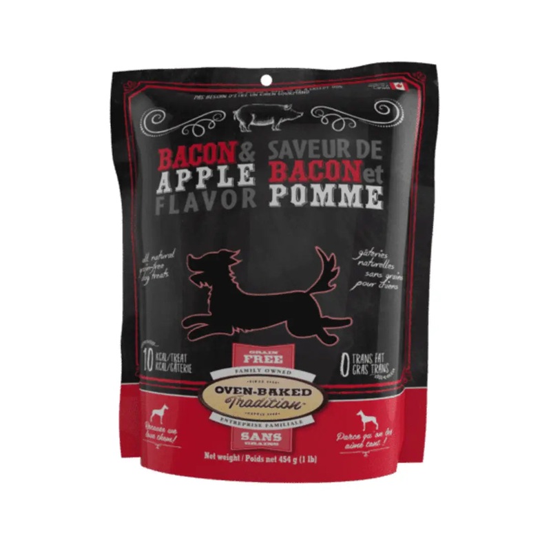 Oven-Baked Tradition Grain-Free Bacon Dog Treat 16 oz