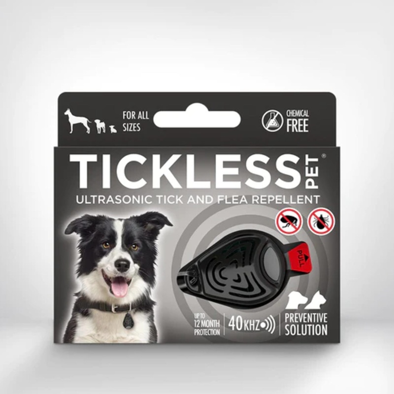 Tickless Pet Ultrasonic Tick & Flea Repeller Black