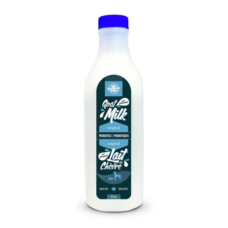 Big Country Raw Unpasteurized Goat Milk 975 mL