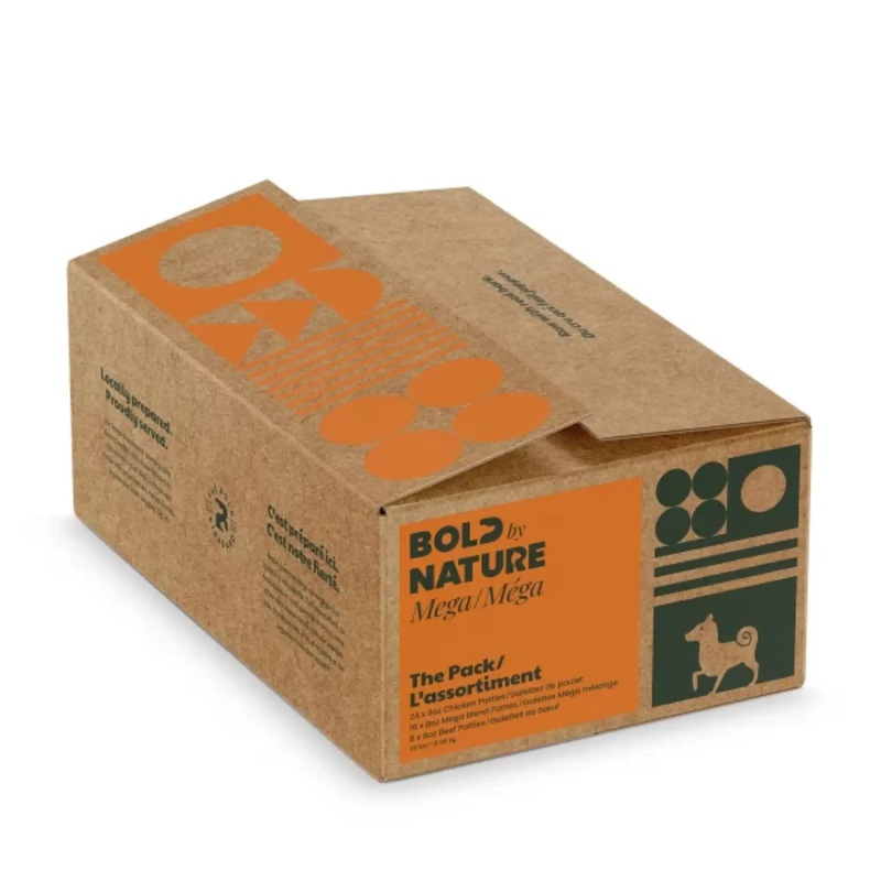 Bold by Nature Mega Chicken Variety Raw Dog Food 24 lbs