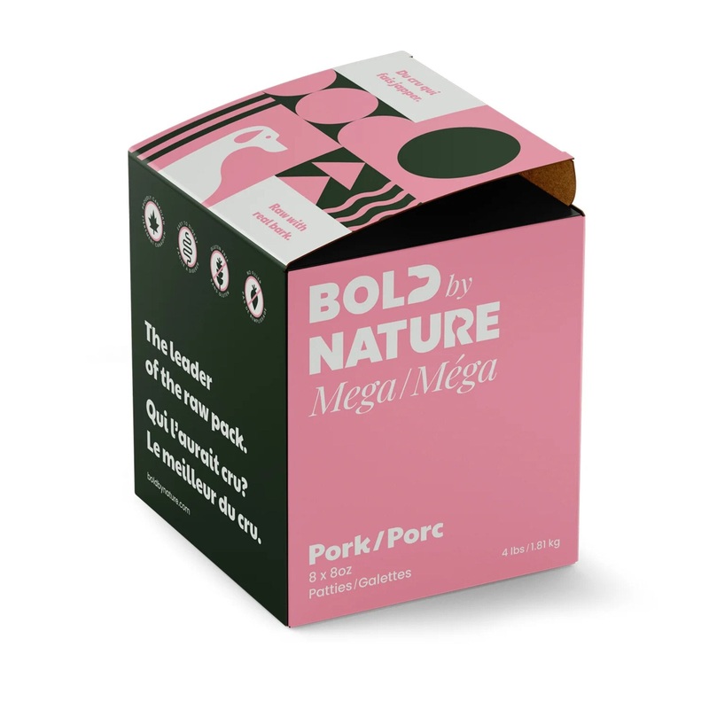 Bold by Nature Mega Pork Raw Dog Food