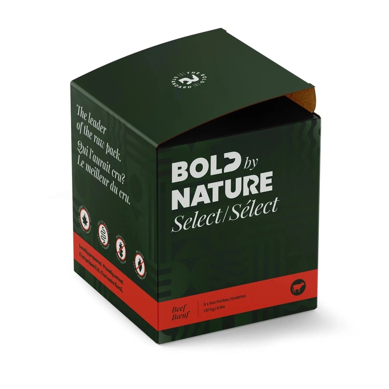 Bold by Nature Select Beef Raw Dog Food