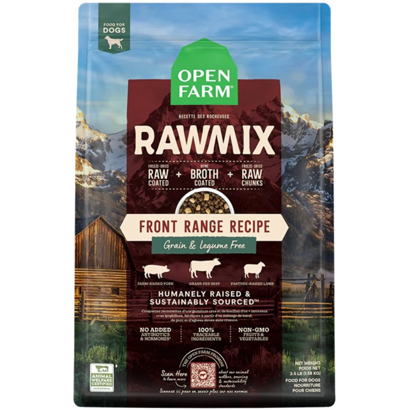 Open Farm RawMix Front Range Grain & Legume Free Dog Food