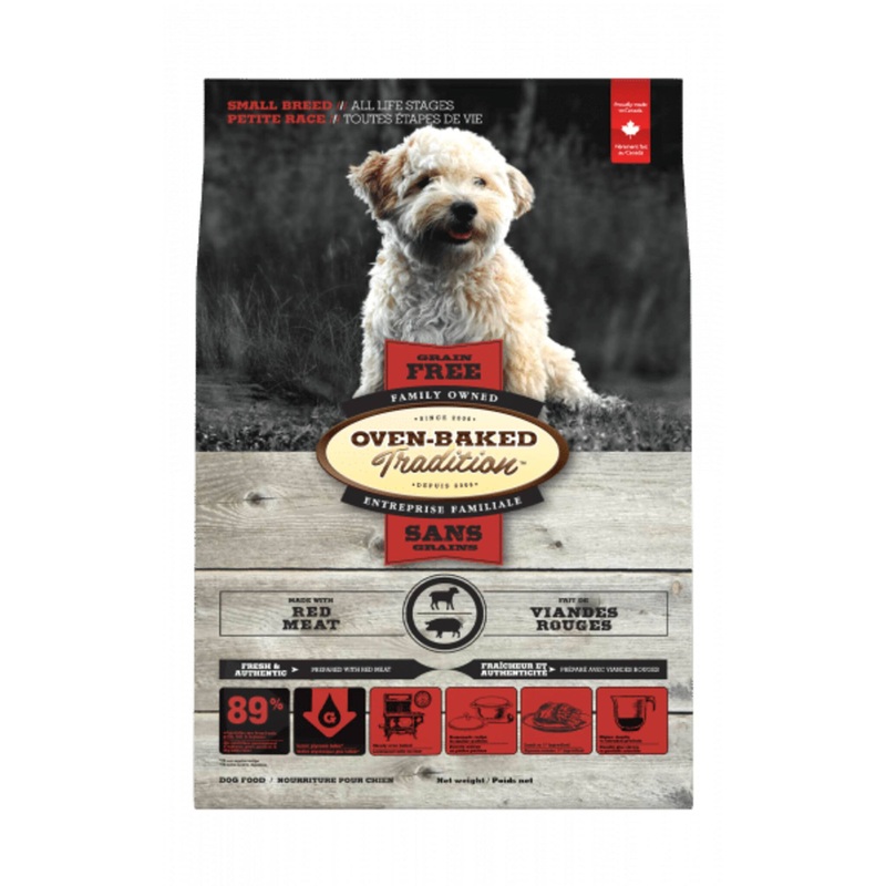 Oven-Baked Tradition Small Breed Grain-Free All Life Stages Red Meat Dog Food