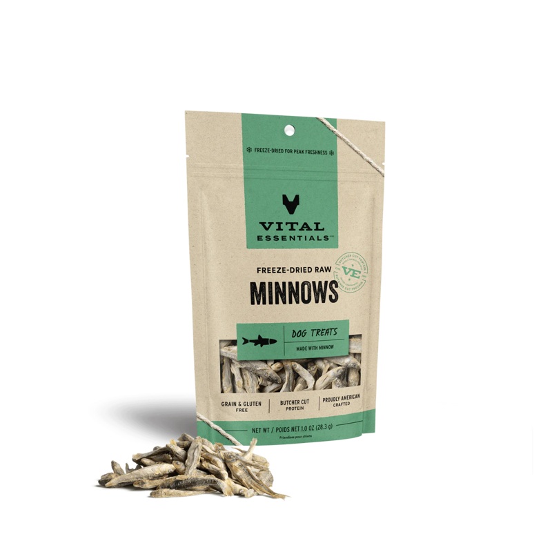 Vital Essentials Minnows Freeze-Dried Dog Treats