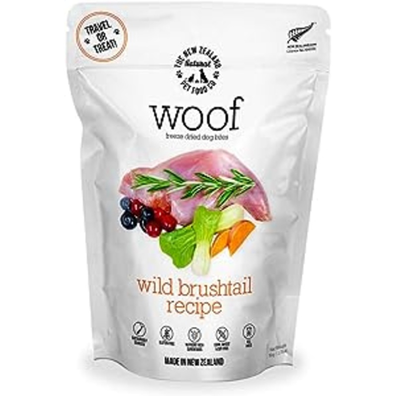 Woof Wild Brushtail Freeze Dried Raw Food For Dogs