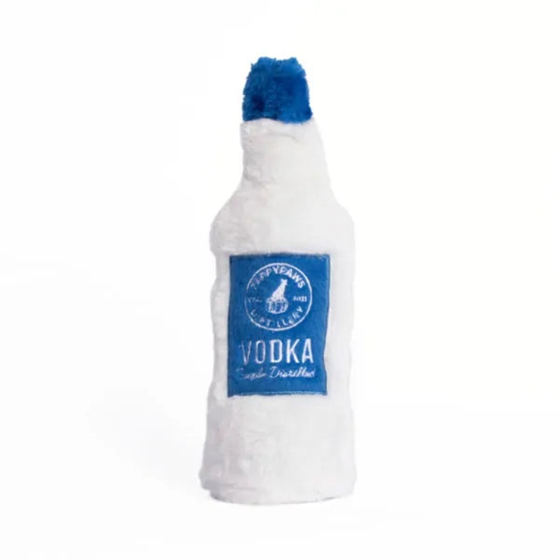 Zippy Paws Happy Hour Crusherz Dog Toy - Vodka