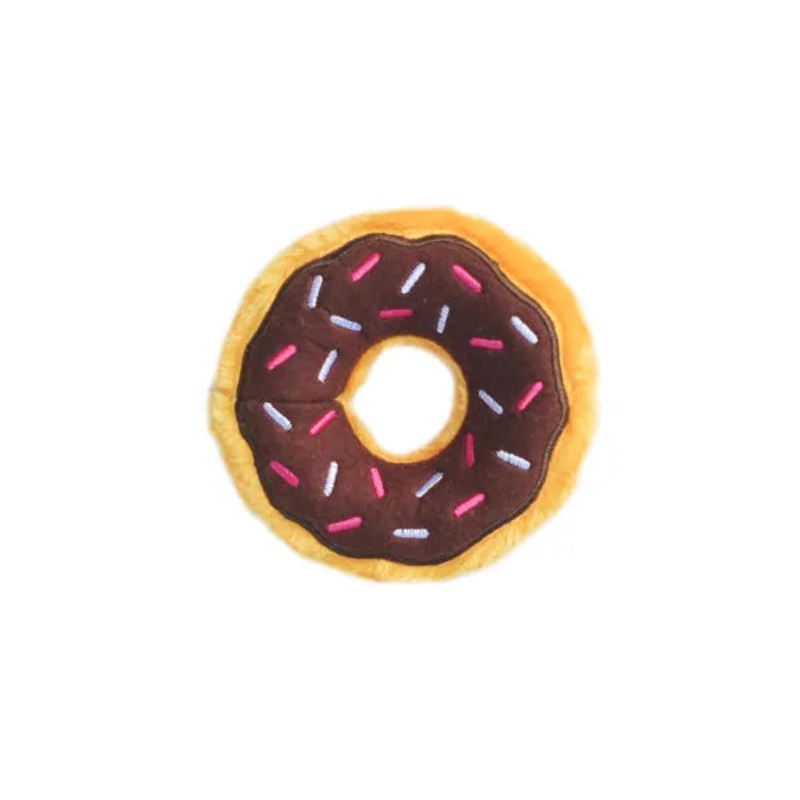 Zippy Paws Mini Donutz Dog Toy - Chocolate
