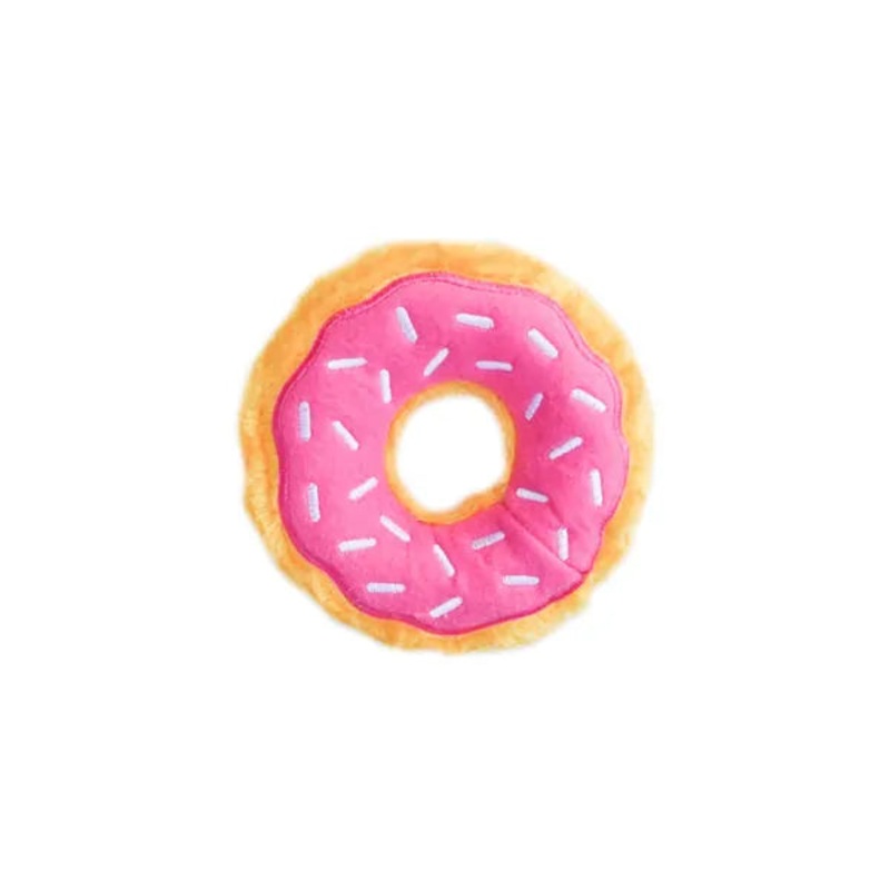 Zippy Paws Mini Donutz Dog Toy - Strawberry