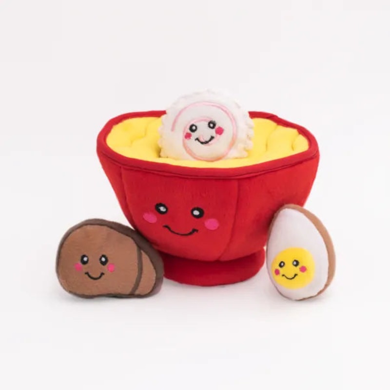 Zippy Paws Ramen Bowl Dog Toy