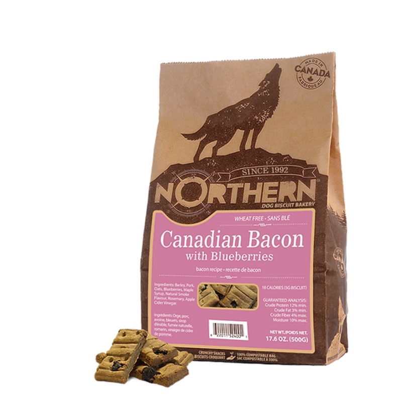 NORTHERN Biscuit Canadian Bacon with Blueberries