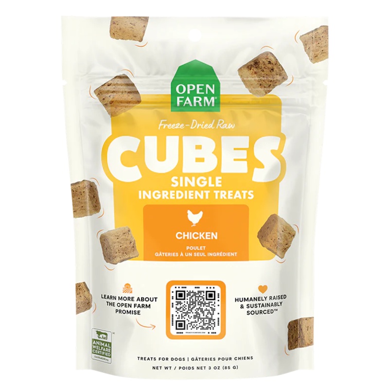 Open Farm Cubes Single Ingredient Chicken Dog Treat