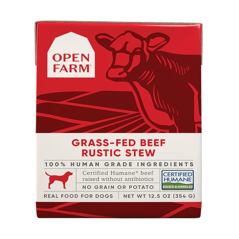 Open Farm Grass-Fed Beef Rustic Stew Wet Dog Food