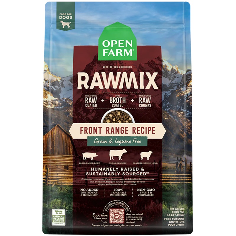 Open Farm RawMix Front Range Grain Free Recipe for Dogs