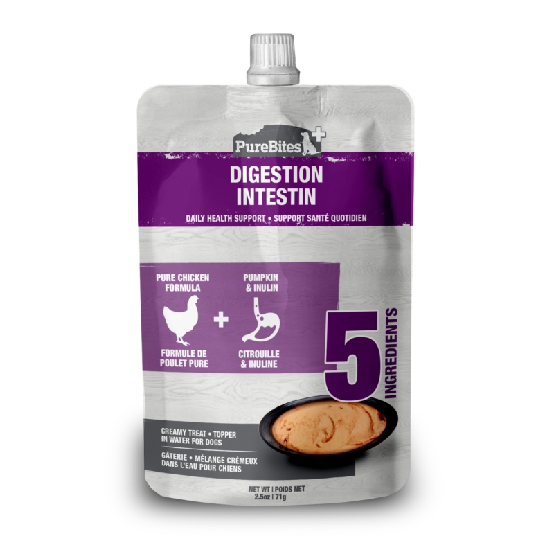 PureBites Gut & Digestion Squeezables Dog Treat