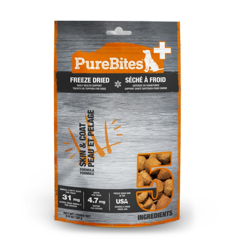PureBites Skin & Coat Formula Freeze Dried Dog Treat