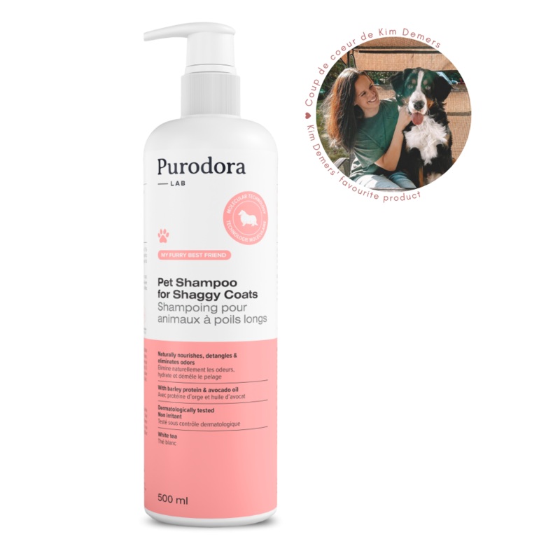Purodora Lab Pet Shampoo for Shaggy Coats 500 ml