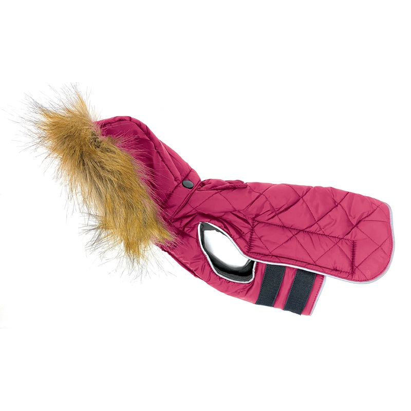 Doggie-Q Diamond Quilted Jacket - Pink