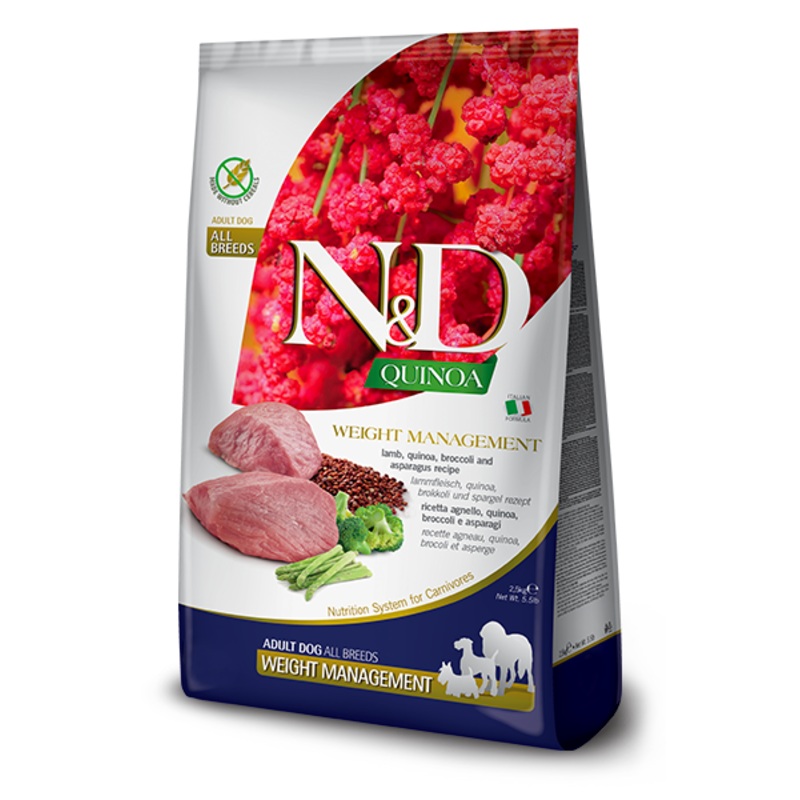 Farmina N&D Weight Management Lamb & Quinoa Dry Dog Food - Medium & Maxi