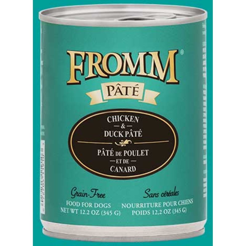 Fromm Chicken & Duck Pate Canned Dog Food 12.2oz