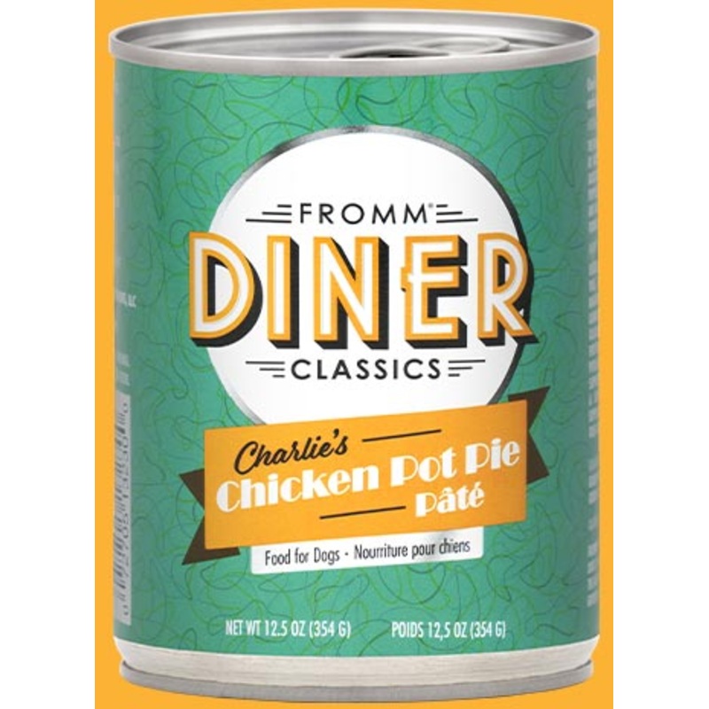 Fromm Classics Charlies's Chicken Pot Pie Pate Canned Dog Food 12.5oz