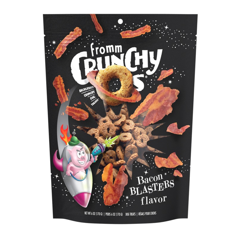 Fromm Crunchy Os Bacon Blasters Flavor Dog Treats 6oz