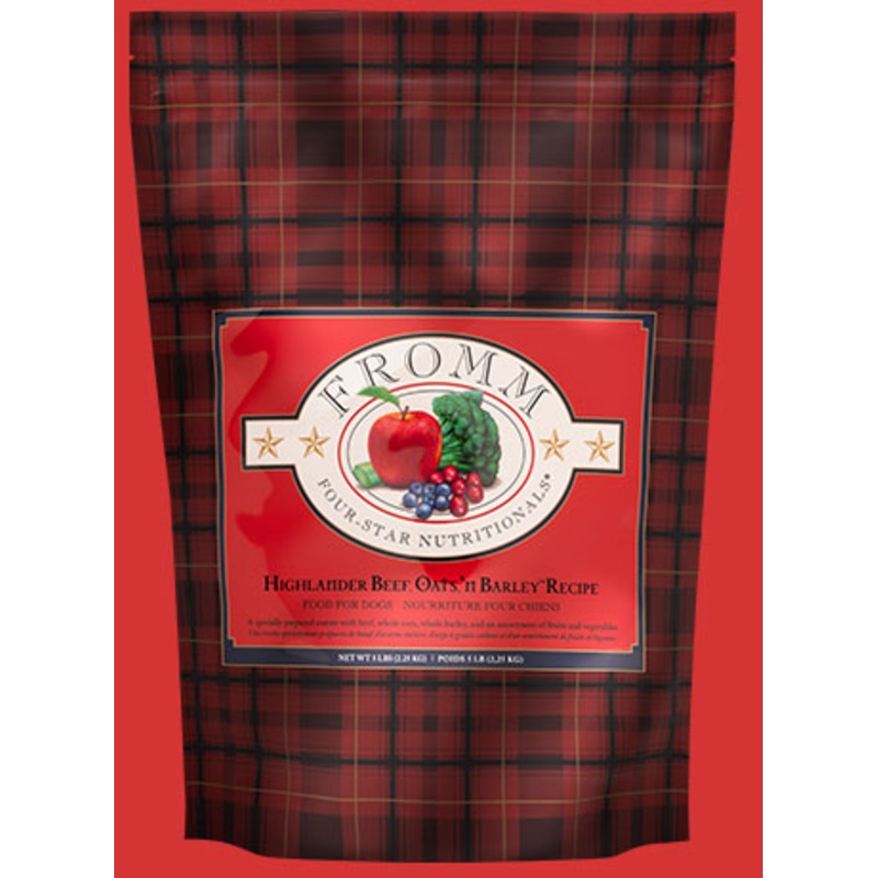 Fromm Four Star Highlander Beef, Oats, 'n Barley Dry Food For Dogs