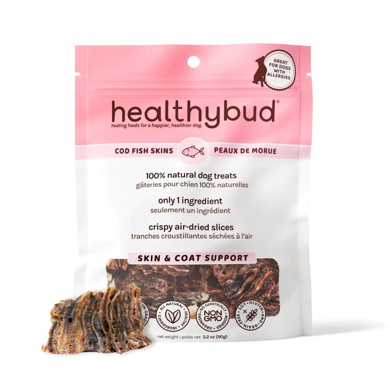 Healthybud Cod Fish Skins Dog Treats