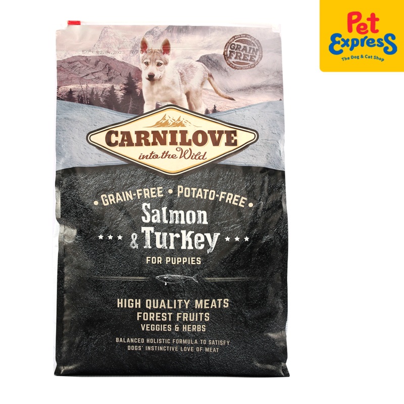 Carnilove Puppy Salmon and Turkey Dry Dog Food 4kg
