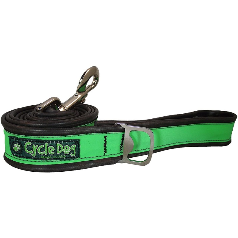 Cycle Dog Leash 6 ft - Green MAX Reflective